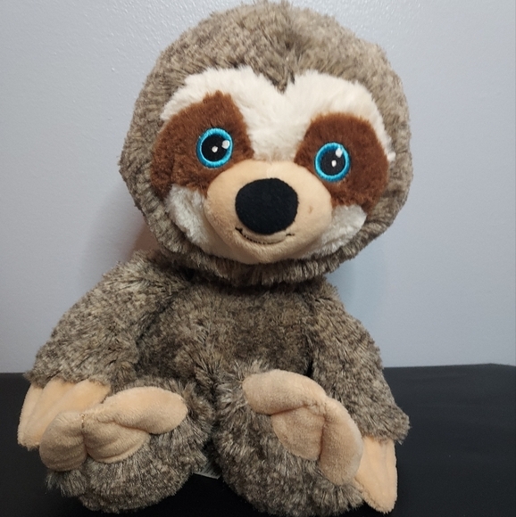 Sloth Plush Stuffed Animal Baby Safe Rattle Crinkle Spark Create Imagine - Picture 1 of 7